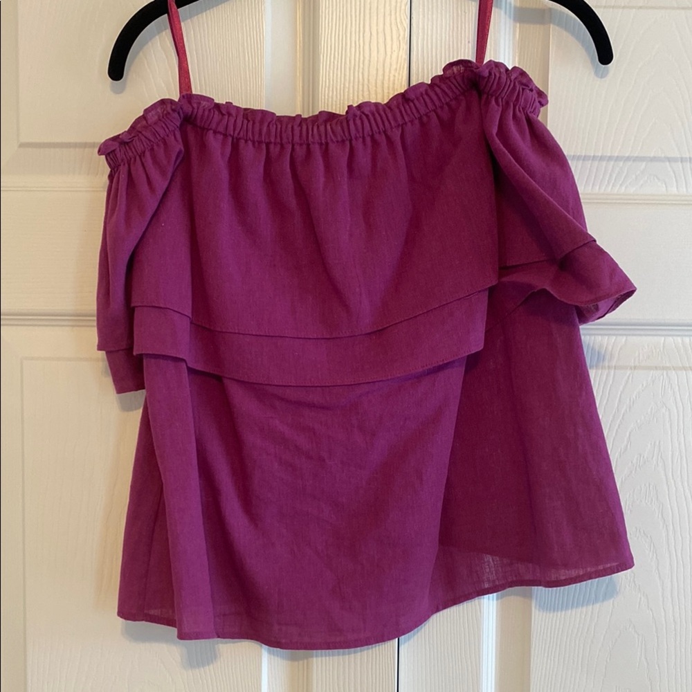 BCBG Off the Shoulder Top